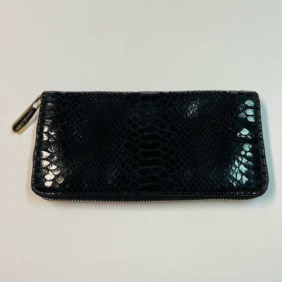 Michael Kors Black Python Wallet - Picture 3 of 6